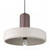 Светильник подвесной juko, D42х31 см, вишневый/бежевый