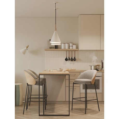 Светильник подвесной mango kart, D25х42 см, бежевый