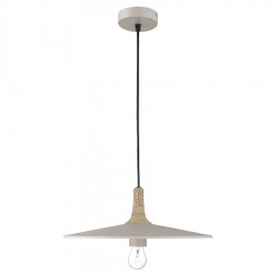 Светильник подвесной mango pyor, D29х26 см, бежевый