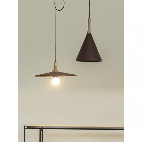 Светильник подвесной mango pyor, D40х13 см, сиреневый