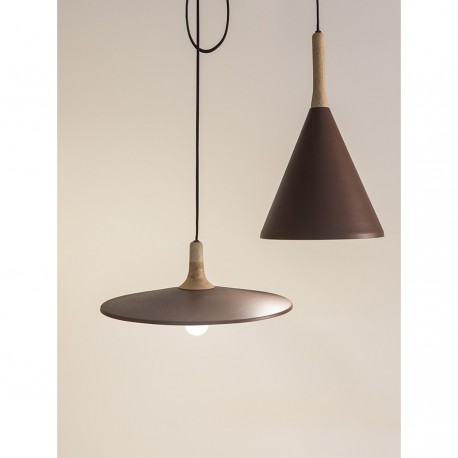 Светильник подвесной mango pyor, D40х13 см, сиреневый