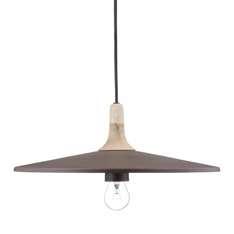 Светильник подвесной mango pyor, D40х13 см, сиреневый