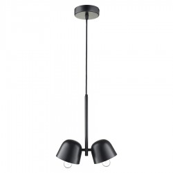 Светильник потолочный enkel kopp, 38х15х43 см, черный/золотистый