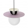 Светильник подвесной anniken, D36х28 см, лиловый