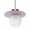 Светильник подвесной anniken, D36х28 см, лиловый