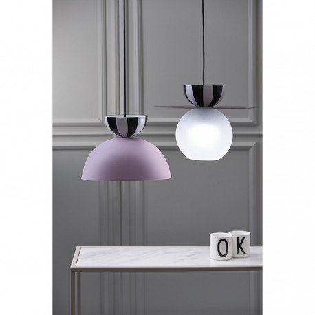 Светильник подвесной anniken, D36х28 см, сливовый