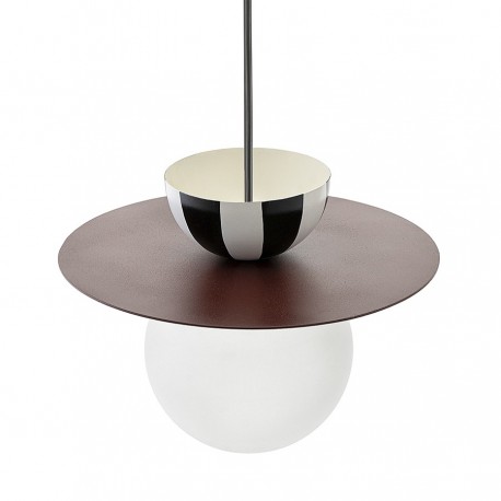 Светильник подвесной anniken, D36х28 см, сливовый