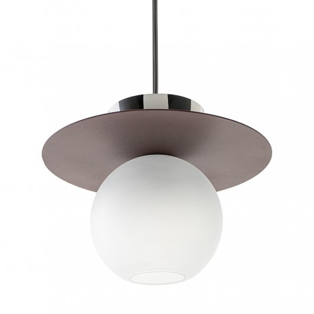 Светильник подвесной anniken, D36х28 см, сливовый