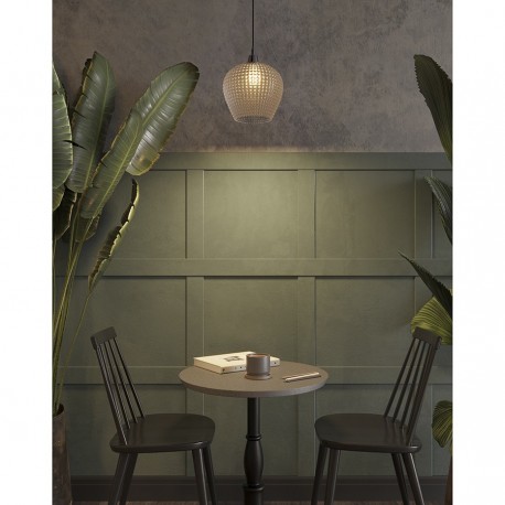 Светильник подвесной aurora, D18 см, серый