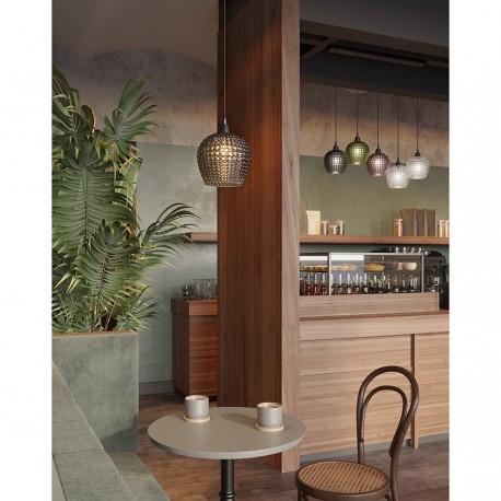 Светильник подвесной aurora, D18 см, серый