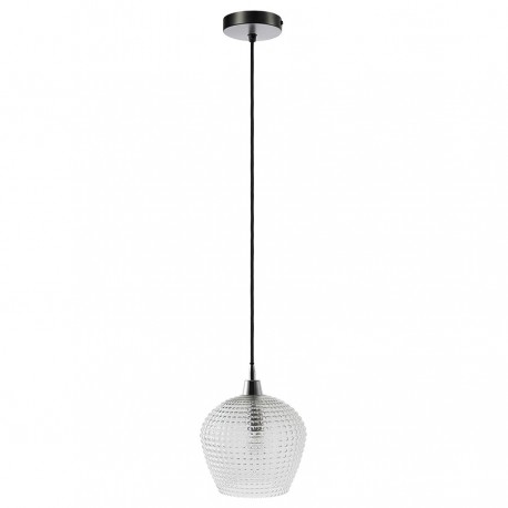 Светильник подвесной aurora, D24 см, прозрачный