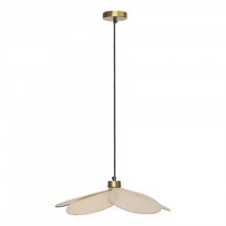 Светильник подвесной kamille, D46 см, бежевый