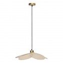 Светильник подвесной kamille, D46 см, бежевый