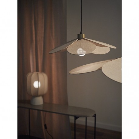 Светильник подвесной kamille, D46 см, бежевый