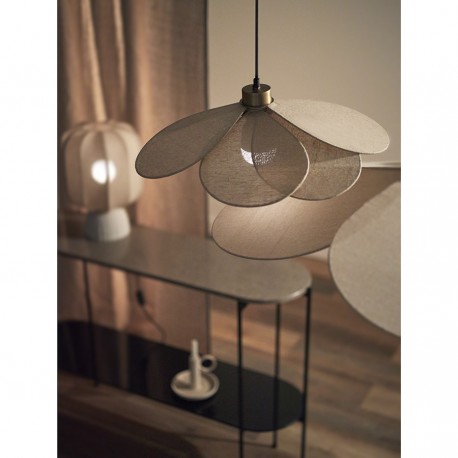 Светильник подвесной kamille, D46 см, бежевый