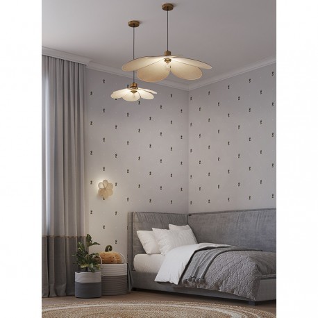 Светильник подвесной kamille, D46 см, бежевый