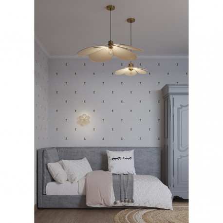 Светильник подвесной kamille, D46 см, бежевый