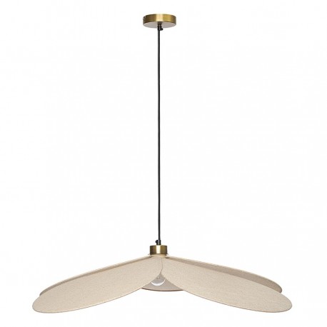 Светильник подвесной kamille, D79 см, бежевый