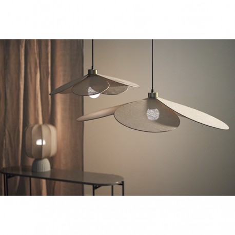 Светильник подвесной kamille, D79 см, бежевый