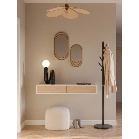 Светильник подвесной kamille, D79 см, бежевый