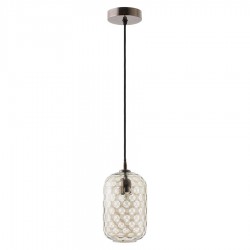 Светильник подвесной mystic aura, D17 см, коричневый