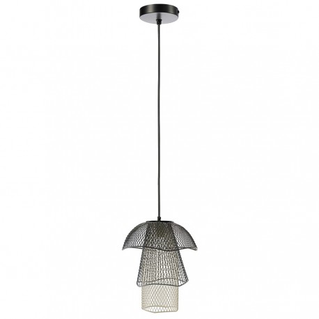 Светильник подвесной vinger, D28х37 см, черный/серый/белый