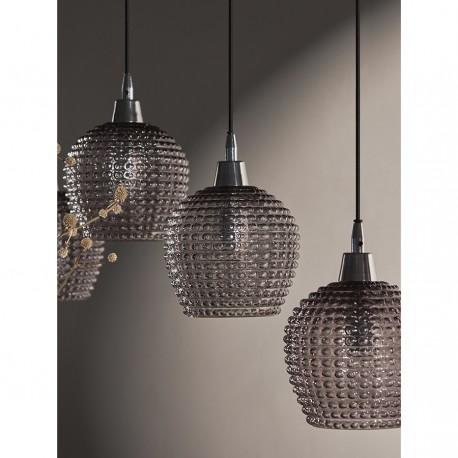 Светильник подвесной каскадный aurora, 110х18 см, серый