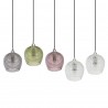 Светильник подвесной каскадный aurora, 110х18 см, сливовый/зеленый/серый