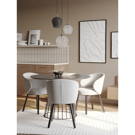 Светильник подвесной каскадный aurora, D50 см, серый/прозрачный