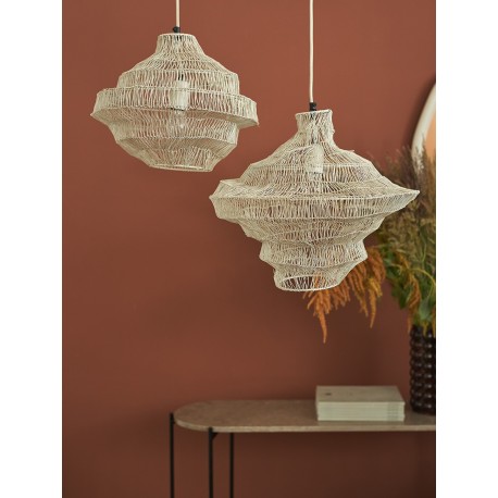 Светильник подвесной vinger, D34х35 см, бежевый