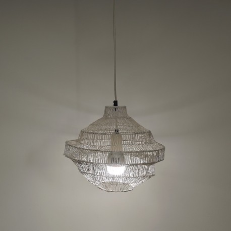 Светильник подвесной vinger, D34х35 см, бежевый