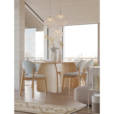 Светильник подвесной vinger, D34х35 см, бежевый