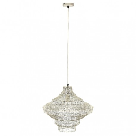 Светильник подвесной vinger, D45х50 см, бежевый