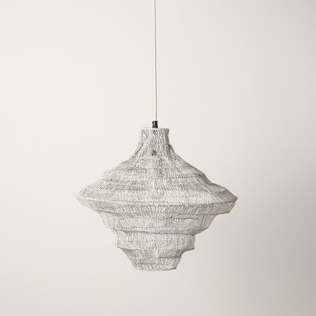 Светильник подвесной vinger, D45х50 см, бежевый