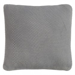 Подушка декоративная из стираного хлопка серого цвета из коллекции essential, 45х45 см