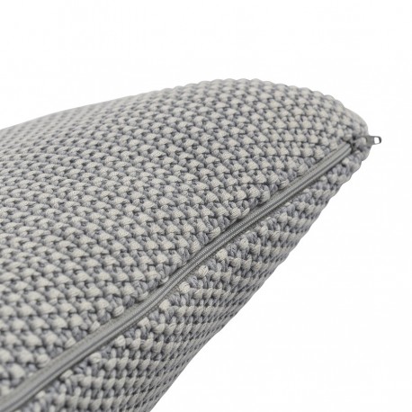 Подушка декоративная из стираного хлопка серого цвета из коллекции essential, 45х45 см