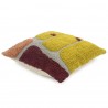 Чехол на подушку с рисунком tea plantation горчичного цвета из коллекции terra, 45х45 см
