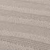 Плед из хлопка с буклированной вязкой светло-серого цвета из коллекции essential, 130х170 см