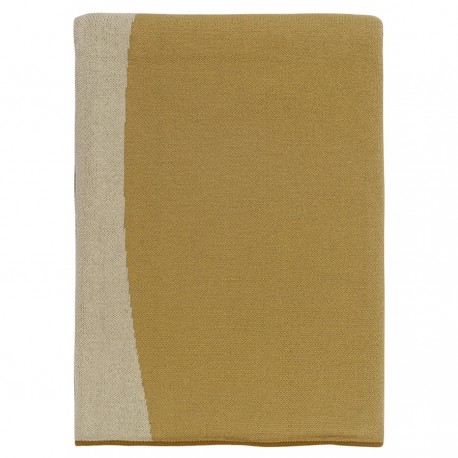 Плед из хлопка с рисунком rice plantation из коллекции terra, 130х180 см