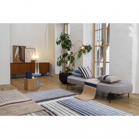 Плед из хлопка с рисунком tulip garden из коллекции terra, 130х180 см