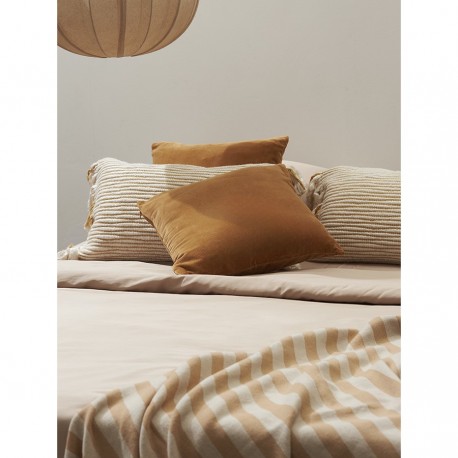 Чехол на подушку горчичного цвета clouds из коллекции ethnic, 35х60 см