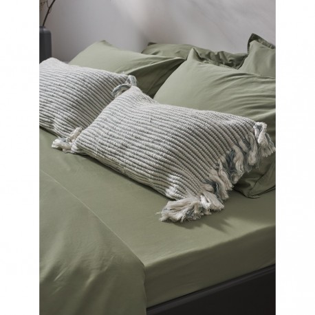 Чехол на подушку мятного цвета clouds из коллекции ethnic, 35х60 см