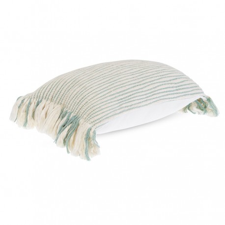 Чехол на подушку мятного цвета clouds из коллекции ethnic, 35х60 см