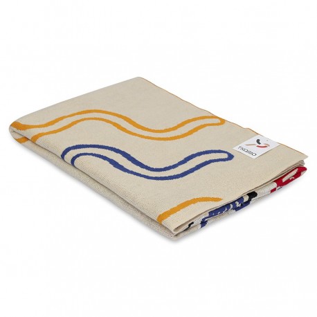 Плед из хлопка по мотивам эвенских орнаментов из коллекции cultural heritage, 130х180 см