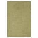 Плед из шерсти травянисто-зеленого цвета из коллекции essential, 130х180 см