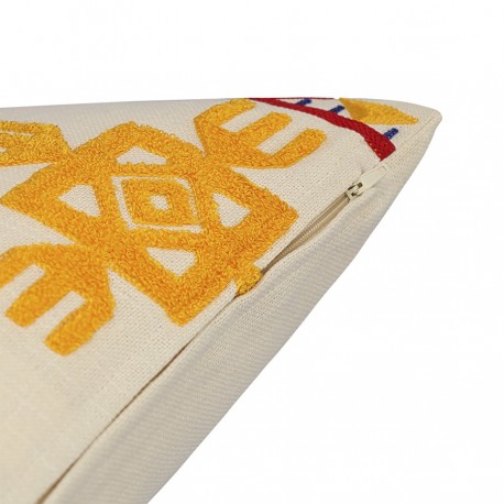 Подушка декоративная по мотивам чувашских орнаментов из коллекции cultural heritage, 45х45 см