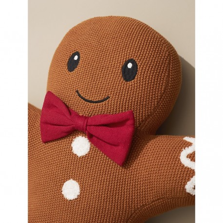 Подушка вязаная classy gingerbread из коллекции new year essential, 40х50 см
