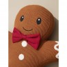 Подушка вязаная classy gingerbread из коллекции new year essential, 40х50 см