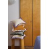 Чехол на подушку с контрастным кантом зеленого цвета из коллекции trendy ruffles, 40х40 см