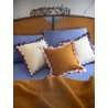 Чехол на подушку с контрастным кантом розового цвета из коллекции trendy ruffles, 40х40 см